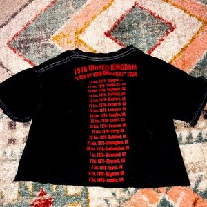2 cropped vintage t shirts